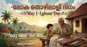 അധ്വാനത്തിന്റെ മാധുര്യം :-                           ഒരു മെയ് ദിന കഥ