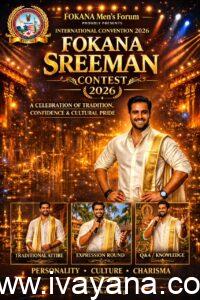 ഫൊക്കാന ഇന്റർനാഷണൽ കൺവൻഷൻ 2026-ൽ ‘ഫൊക്കാന ശ്രീമാൻ’ മത്സരം; പാരമ്പര്യവും വ്യക്തിത്വവും ആഘോഷമാക്കി വേദിയിലേക്ക് മലയാളി പുരുഷകേസരികൾ.